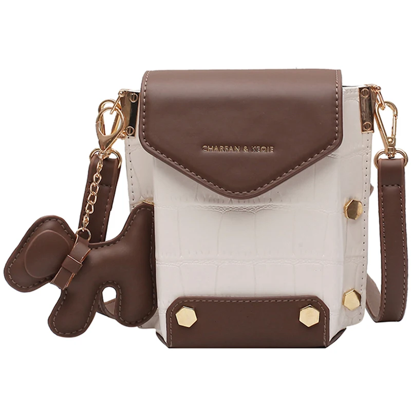 

Contrasting design Mini Chain PU Leather Crossbody Bags Women 20201 Branded Shoulder Handbags Female Travel Handbag
