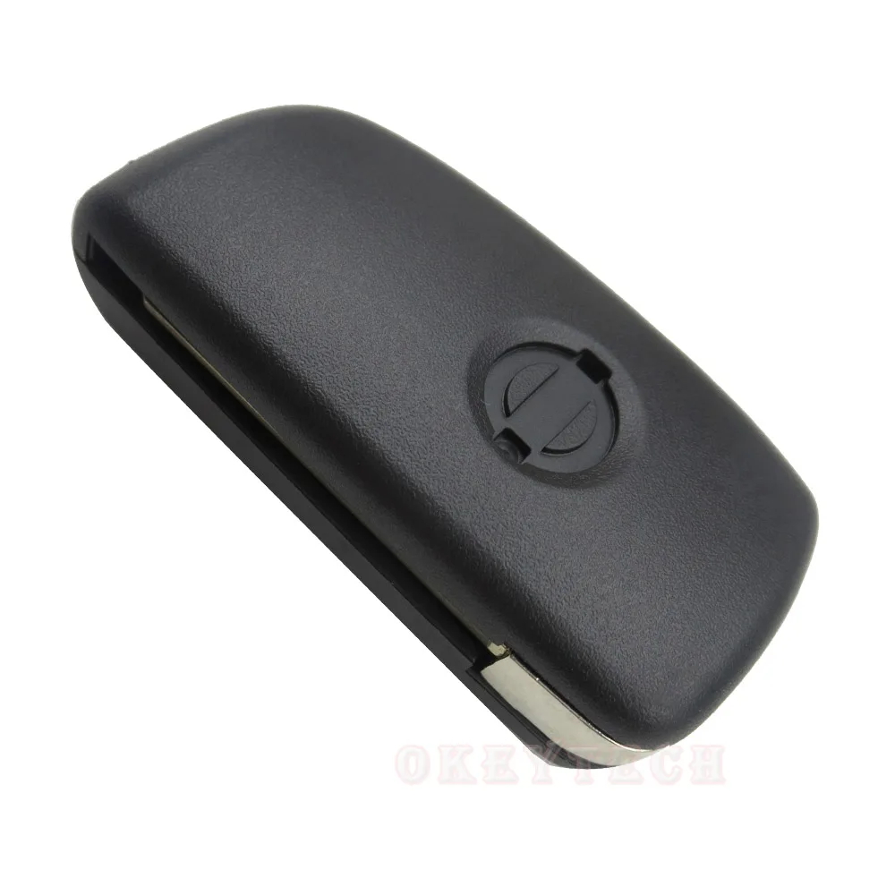 

OkeyTech 3/4 buttons 433Mhz Modified Flip Folding Remote Car Key For Nissan Rogue S 2014 2015 2016 2017 2018 With Uncut Blade