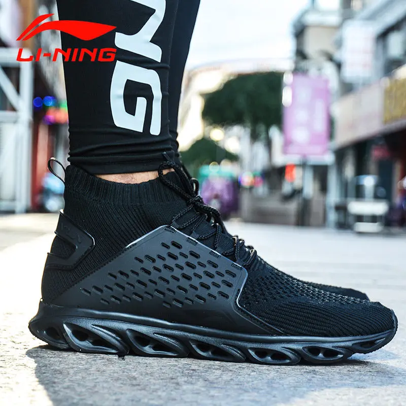 Li-Ning Для мужчин LN ARC подушке кроссовки светильник Вес из дышащего материала с высоким вырезом стабильный подкладка Спортивная обувь Кроссовки ARHN045 SJAS18