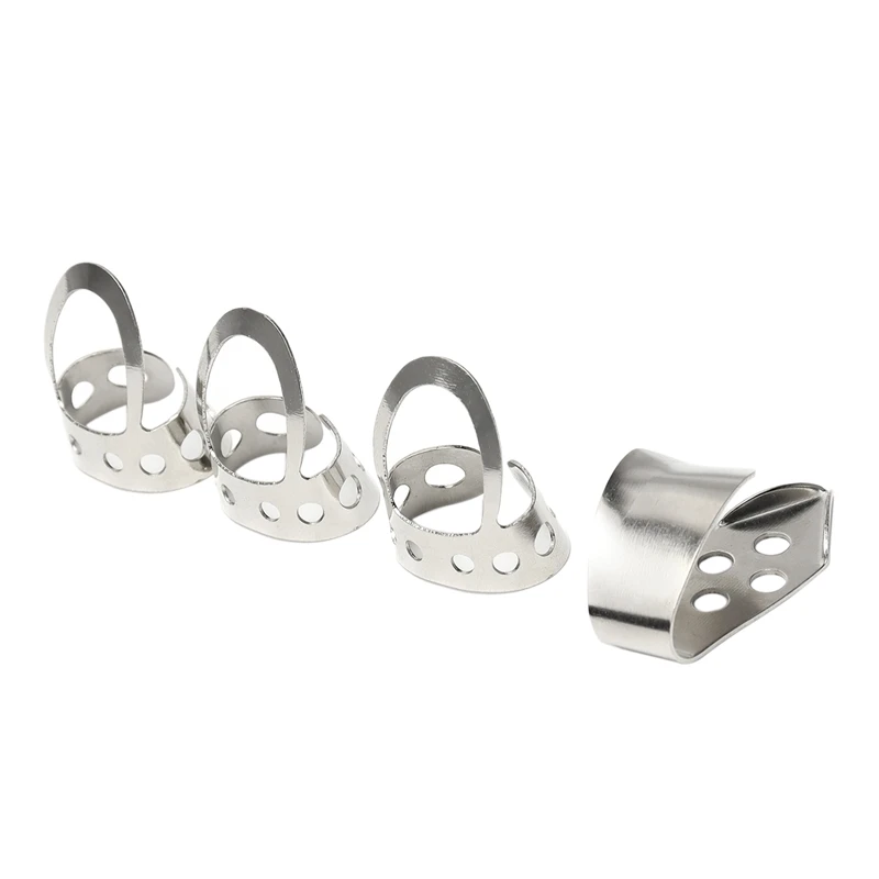 

Quality 4Pcs Metal Adjustable Thumb Finger Guitar Picks for Acoustic Guitar Banjo Ukulele