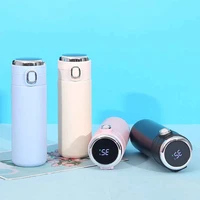 smart thermal bottle stainless steel thermos water bottle temperature show for children vacuum flasks keeps cold insulation cup
