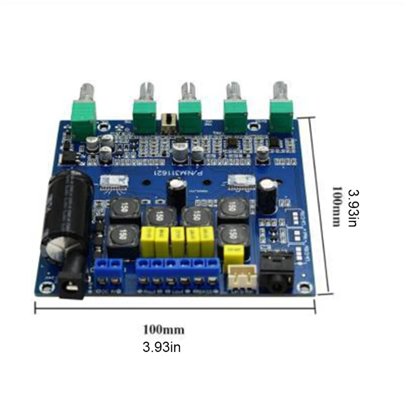 Плата усилителя сабвуфера TPA3116 2 1 каналов мощный цифровой усилитель мощности с