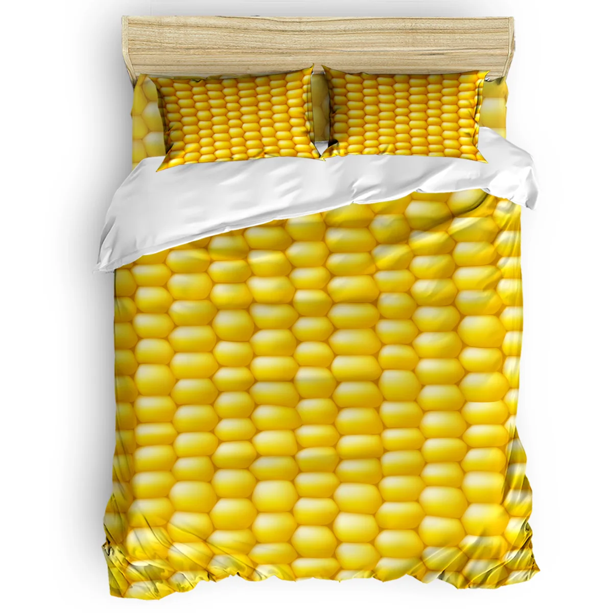 

Corn Texture Food Duvet Cover Set 2/3/4pcs Bedding Set Bed Sheet Pillowcases Cover Set