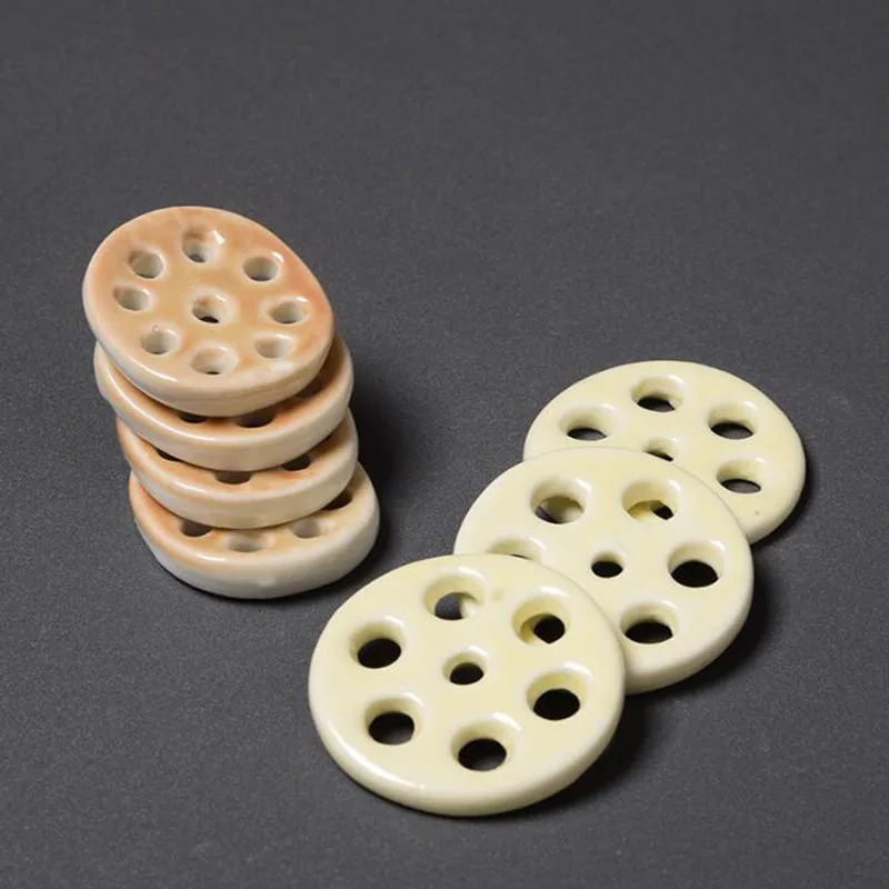 2 шт./компл. японский Стиль Керамика посуда из корня лотоса держатель для палочек