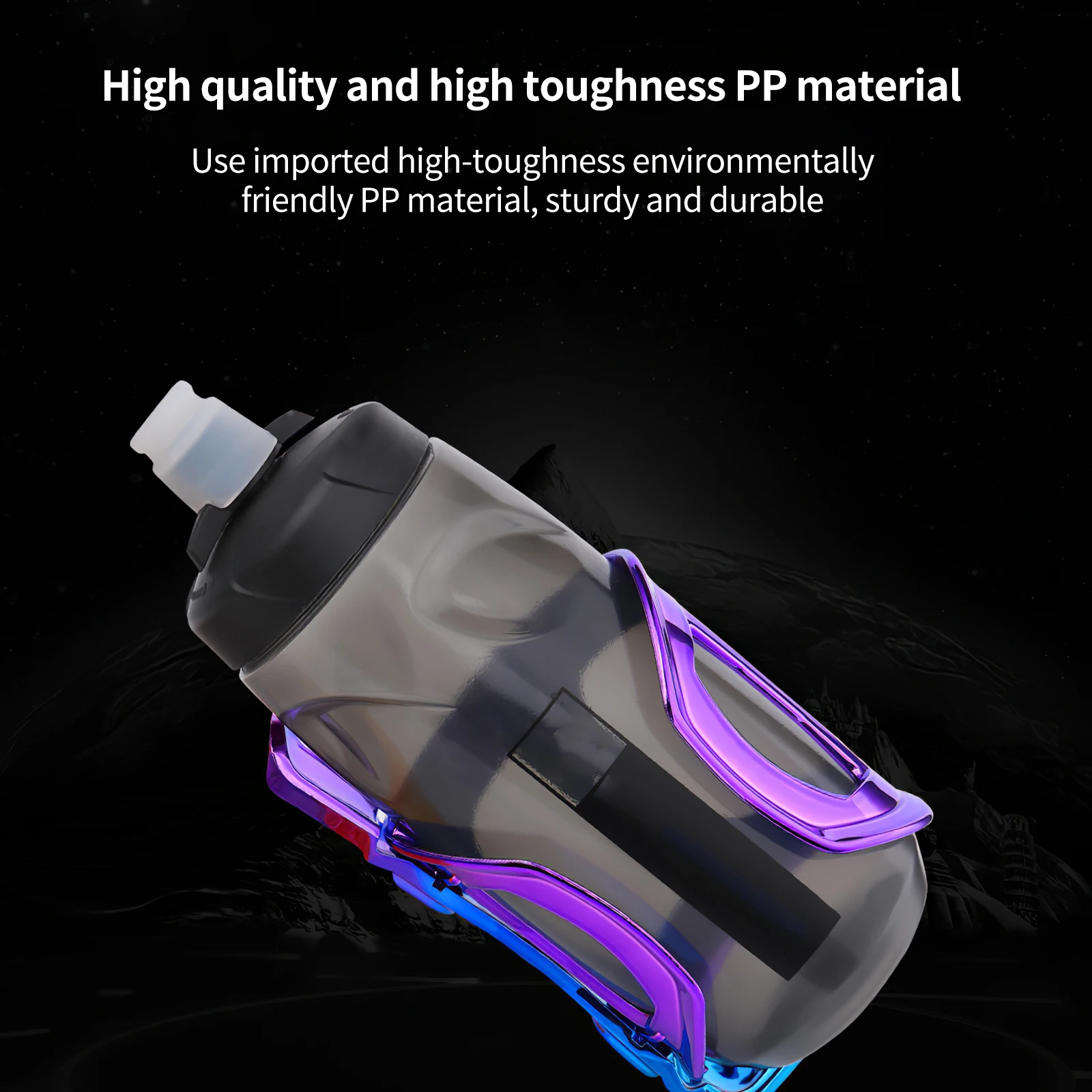 

Eco-Friendly PP Water Bottle Holder Corrosion Resistant Water Bottle Cage Steady Bike Bottle Bracket Convenient Bicycle Bottle