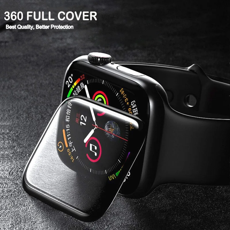 3D HD закаленное стекло для Apple Watch защита экрана серии 3 2 1 42 мм 38 iwatch 5 4 44 iWatch |