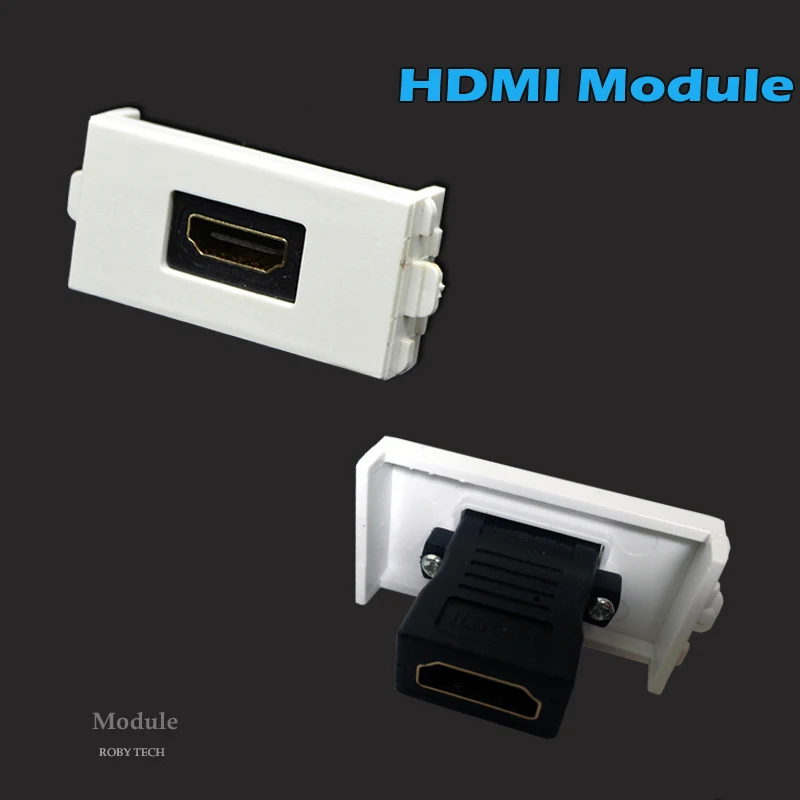 Настенная панель с портами HDMI + USB RJ45 Белая настенная сетевой кабель Cat6 Cat5e