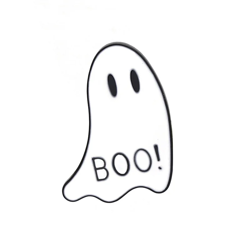 Эмалированные булавки в стиле ретро с изображением Счастливого Хэллоуина черепа