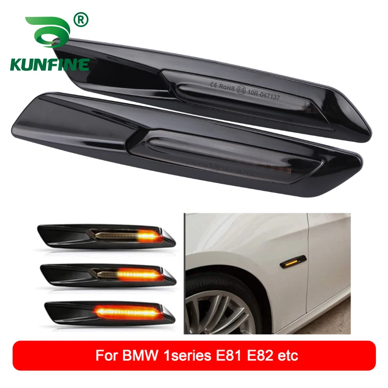 Car Led Side Marker Flowing Water Flicker Turn Light for BMW 1series E81 E81 E82 E87 E88 3series E90 E91 E92 E93 5series E60 E61