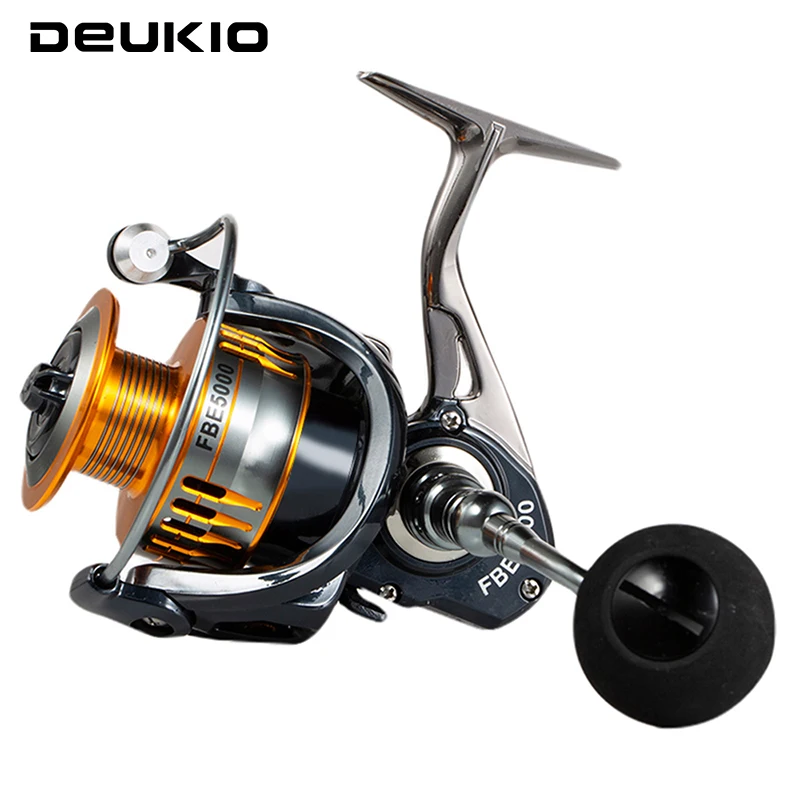

Fishing Reel Max Drag Prowe Spool Spinning Reel 5.0:1 4.7:1 Gear Ratio All Metal Handle Line Spool Carp Saltwater Fishing