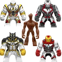 heroes rampage 8 5cm hulk king kong spider infinite action figure building block toy childrens gift