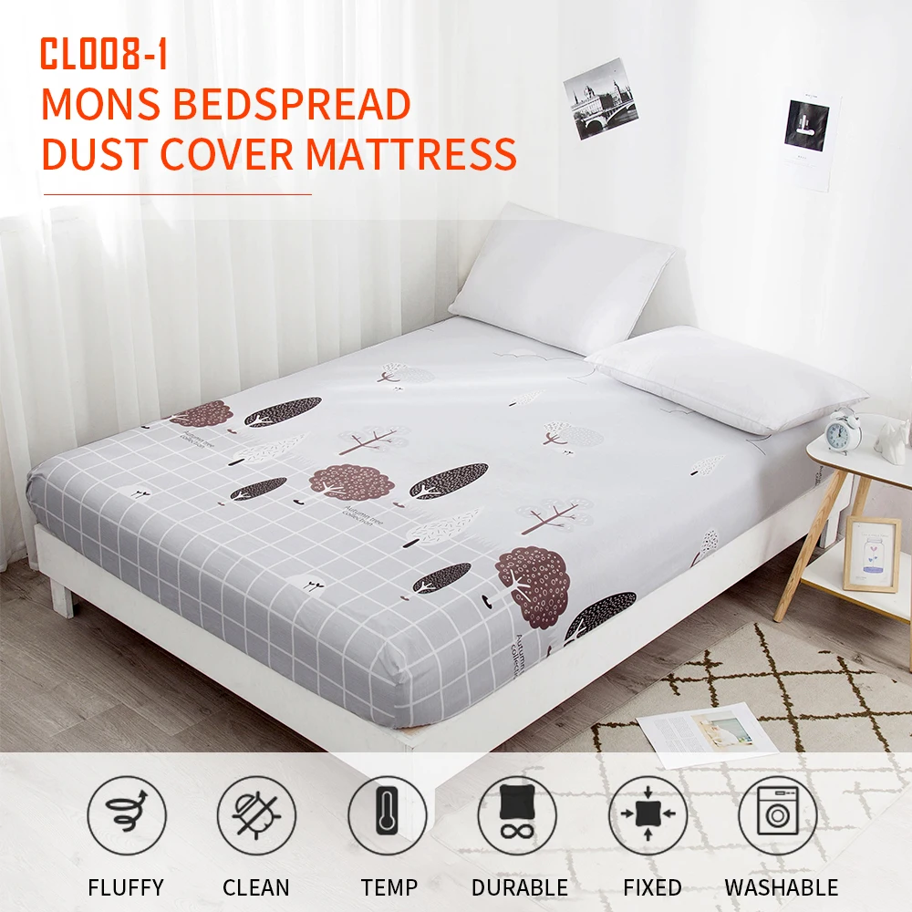 Набор матрасов из полиэстера высококлассная простыня с принтом для активного