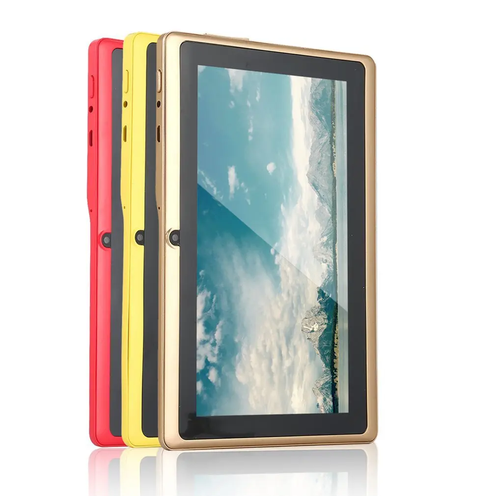 7 дюймовый четырехъядерный планшетный компьютер Q88h A33 Android 4 wifi Интернет Bluetooth 512MB +