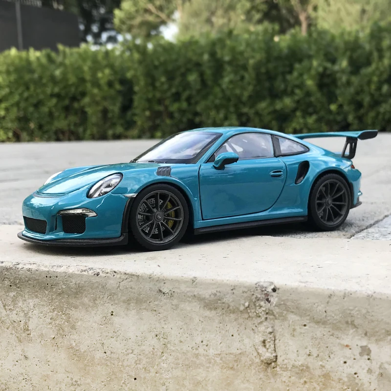 Модель автомобиля Welly 1:24 Porsche 911GT3 RS из сплава отлитые и игрушечные автомобили