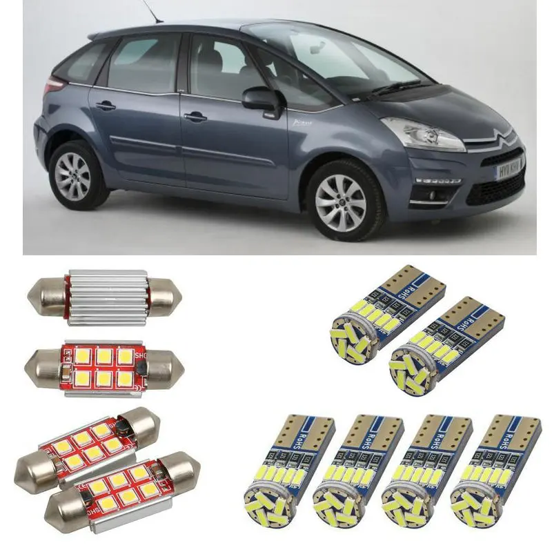 СВЕТОДИОДНЫЙ Автомобильный светильник s для салона citroen c4 picasso mk1 mpv ud minivan mk2