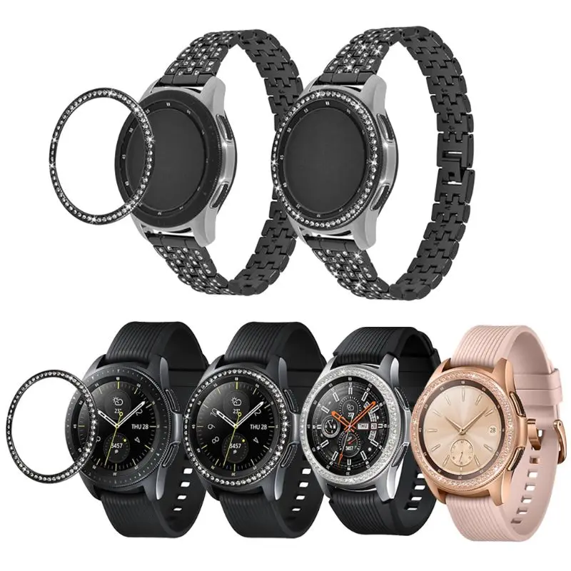 Против царапин ободок Замена кольца для samsung Galaxy Watch 42 мм/46 мм/gear S3 Frontier и аксессуары для часов