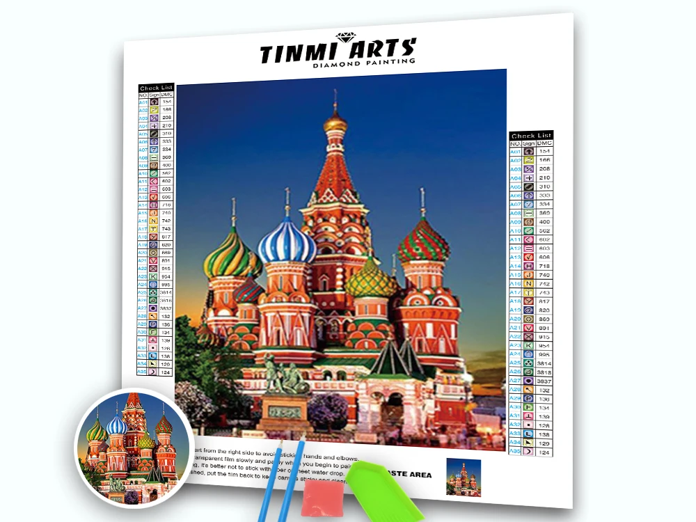 5D DIY наборы для алмазной живописи полный круглый сверла Пейзаж Вышивка крестиком