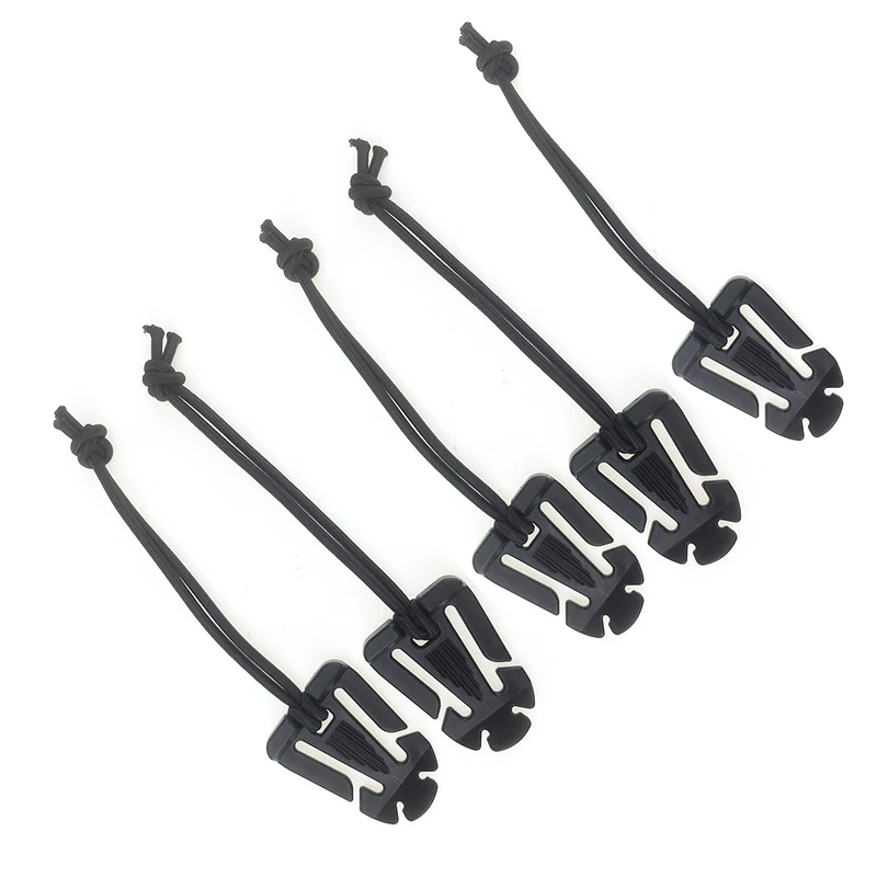 

5Pcs Molle Backpack Buckle Carabiner Clips Outdoor Nylon Camping Bag Hanger Hook Clamp EDC Carabiner Survival Gear Tools