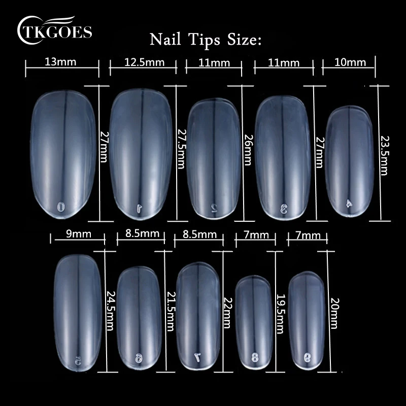 500 шт. овальные полные круглые зеркальные/натуральные/белые накладные ногти для