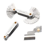 Метрическая Резьбовая пробка 5560 градусов, измеритель шага зубчатого винта, измеритель шага, центр из углеродистой стали, приблизительные инструменты