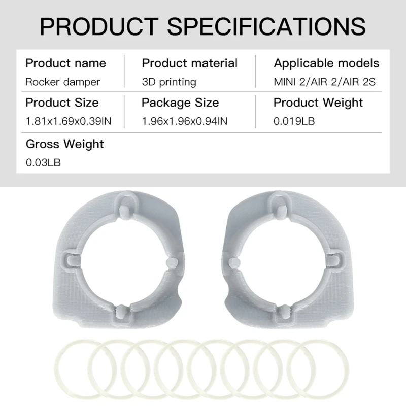 Rocker Damper Joystick Fixed Bracket Mount Kit for Mavic Air 2/2S/Mini 2 Remotes | Электроника