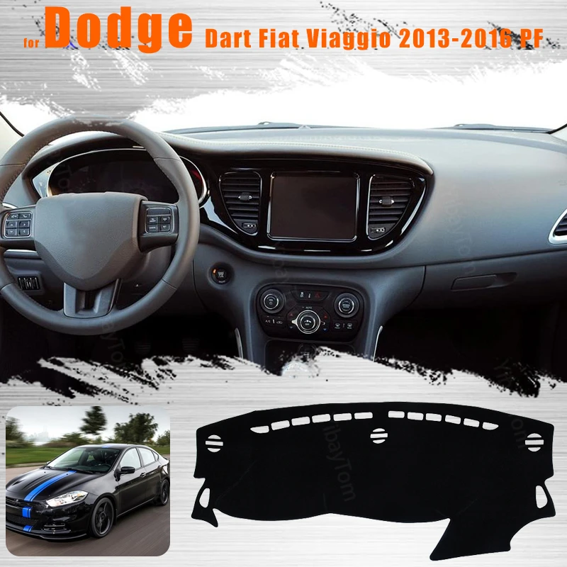 

For Dodge Dart Fiat Viaggio 2013-2016 PF Dash Cover Mat Dashmat Dashboard Cover Protective Sheet Carpet Styling