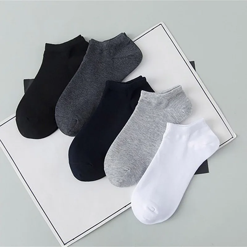 

Socks men and women socks solid color boat socks trend socks spring and summer thin sports socks