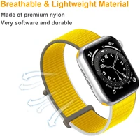 nylon strap for apple watch band 44mm 40mm 42mm 38mm 40 44 mm smartwatch accessorie solo loop bracelet iwatch serie 7 3 4 5 6 se