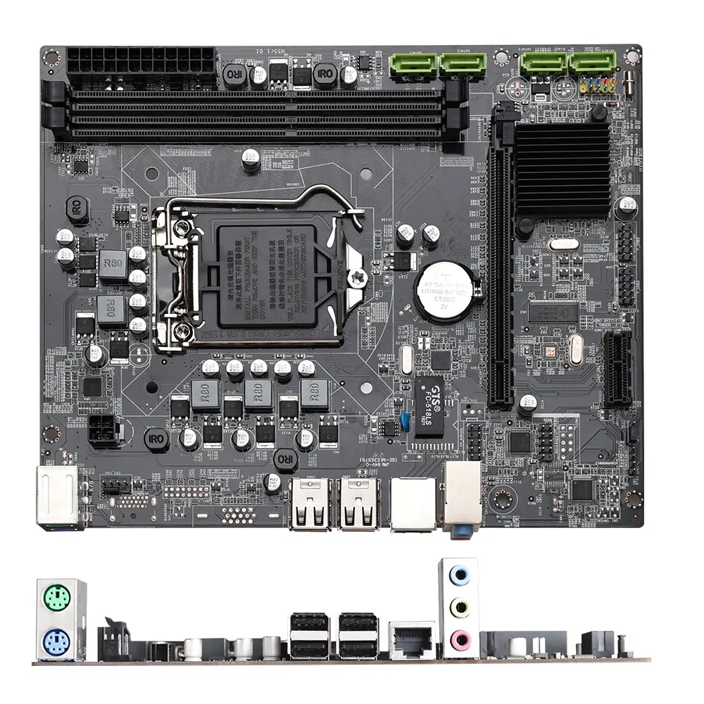 USB2.0 настольного компьютера PCI E 16X материнская плата P55 твердотельный накопитель