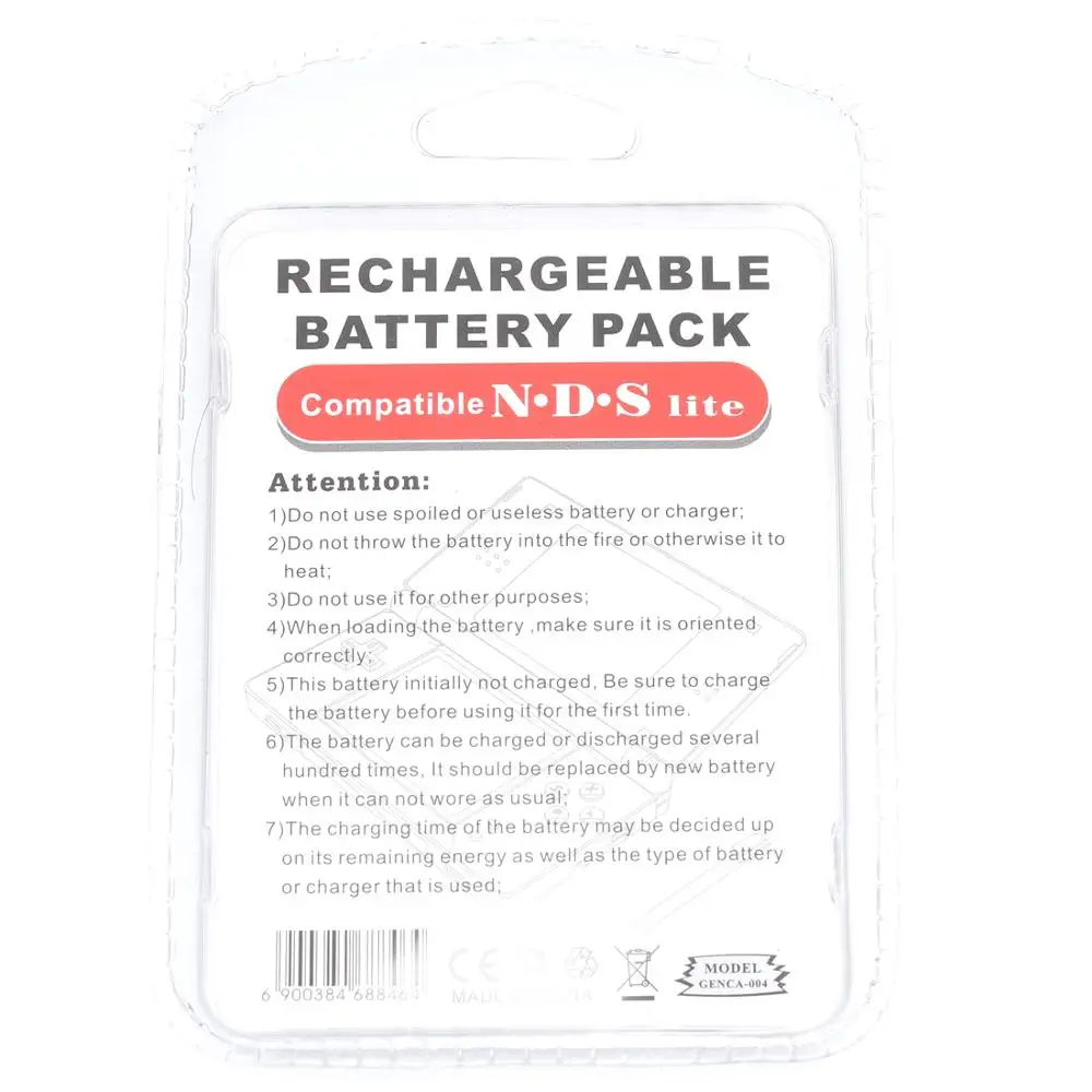 2 шт. для NINTENDO DS NDS LITE NDSL перезаряжаемая батарея | Электроника