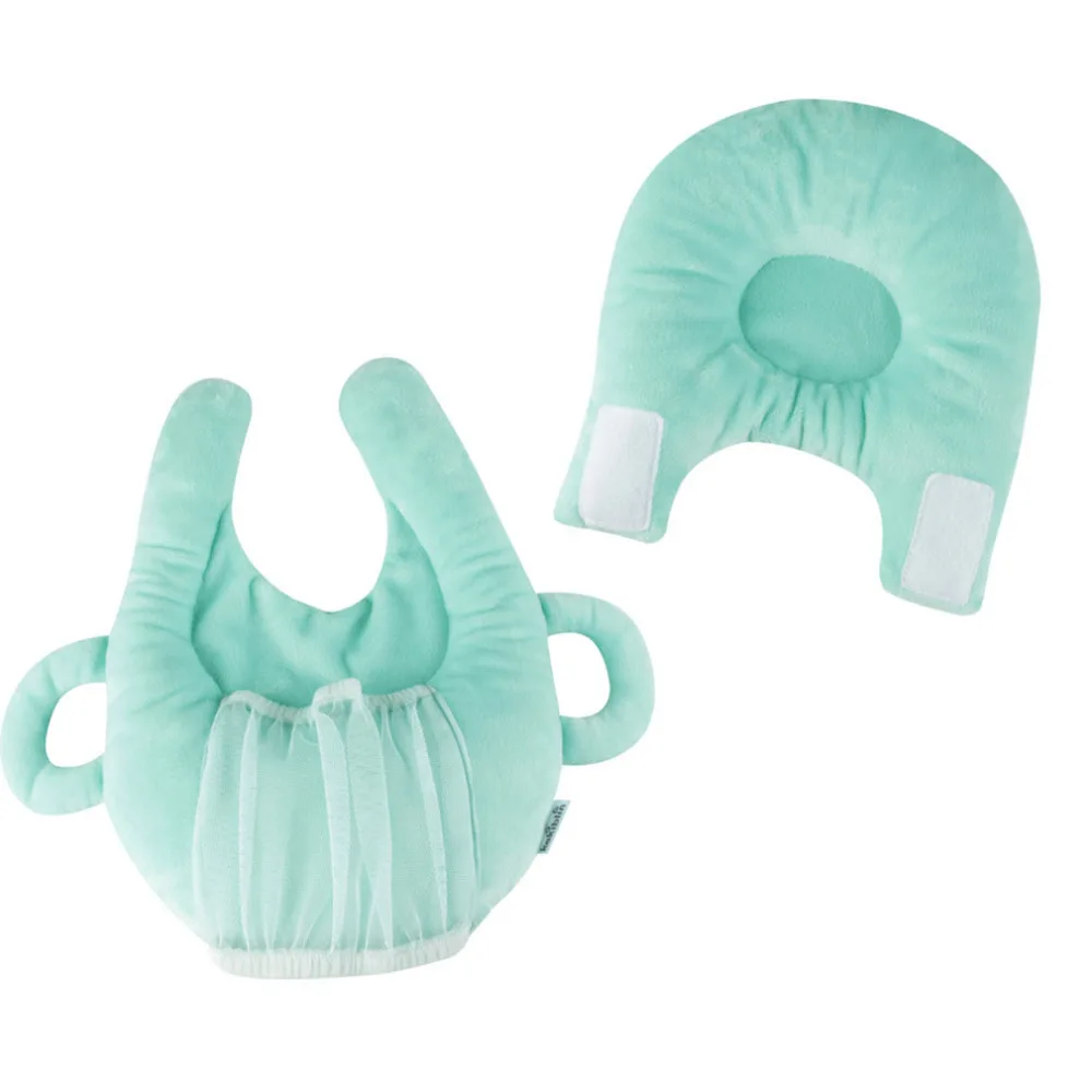 Coj&iacute;n multifuncional para lactancia de beb&eacute;, almohada lavable antisaliva para leche, fija para alimentaci&oacute;n infantil-5