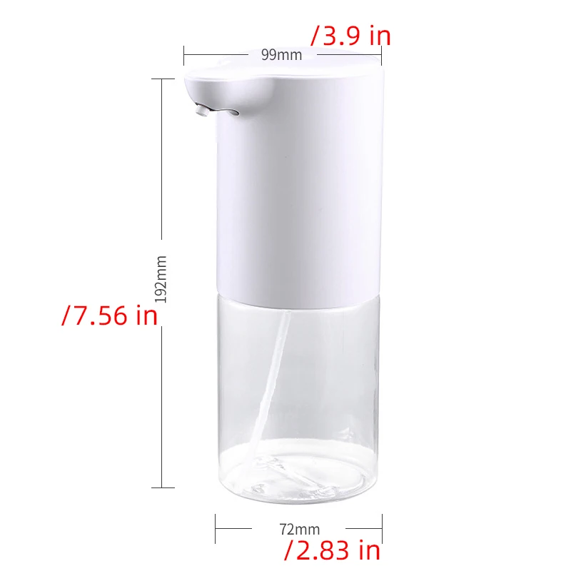 

Automatic Foam Soap Dispenser Touchless Foaming Infrared Motion Sensor Hands-Free Soap Pump for Bathroom Kitchen Hotel