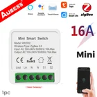 Умный выключатель Aubess Zigbee, двухсторонний выключатель с поддержкой Wi-Fi и голосового управления, работает с Alexa Google Home, 3,0