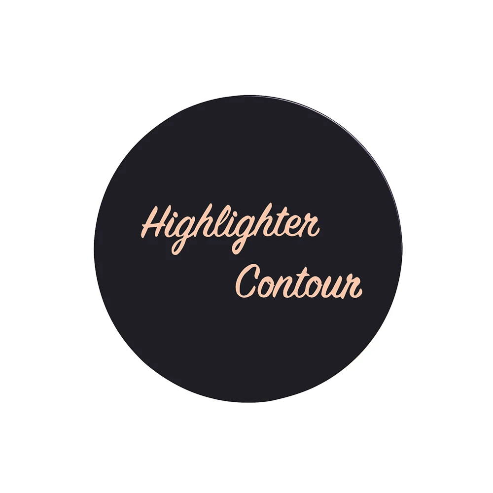 2 Colors Face Pressed Powder Brighten Highlighter Contour Repair Smooth finish concealer setting powder natural | Красота и здоровье