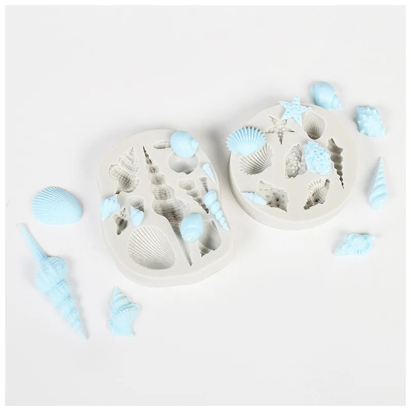 

Marine Shell Conch Silicone Crystal Epoxy Molds for Chocolate Pastry and Bakery Accessories Baking Tools