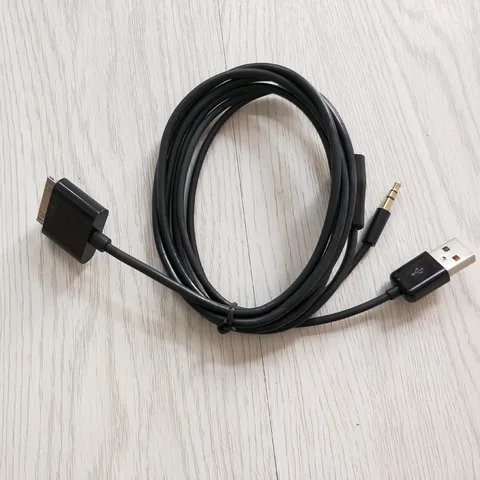 1,5 м 30 pin USB кабель для зарядного устройства с AUX 3,5 мм для Apple iphone4 4s ipod ipad 2 3 USB кабель для зарядки и синхронизации данных с передаточный переходник