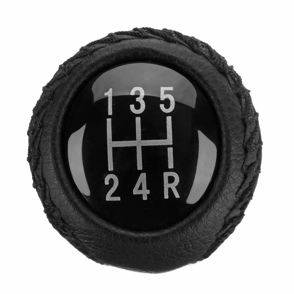 5 скоростей ручка переключения передач из искусственной кожи для Mazda 3 6 Series Black |