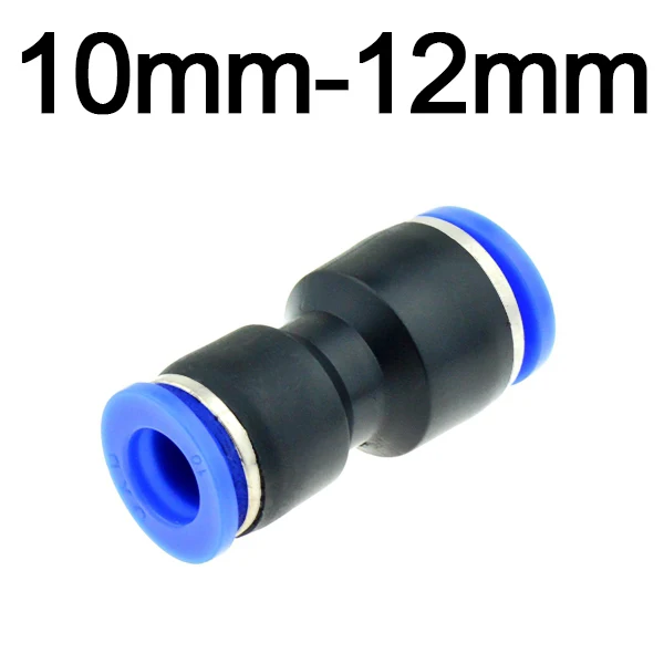 10mm-12mm Воздушный Пневматический 10 мм 8 мм 6 мм 12 мм 4 мм 16 мм OD шланг Труба одно касание толчок в прямые газовые фитинги Пластиковые быстрые разъемы фитинг - Цвет: 10mm-12mm