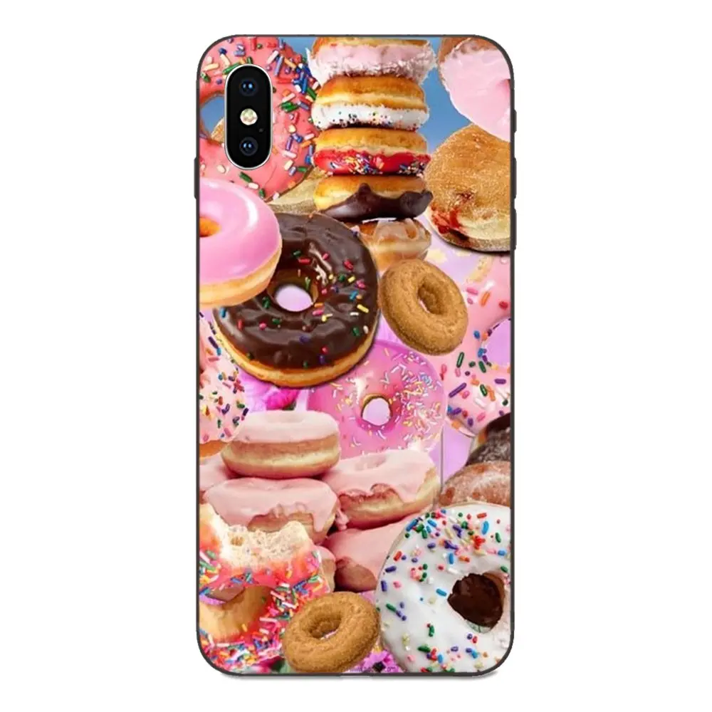 as picture Чехлы для Galaxy A3 A5 A6 A6s A7 A8 A9 A10 A20E A30 A40 A50 A60 A70 A80 A90 плюс еда, Пончик Don't не волнуйся, будь счастлив красочный - Цвет: as picture