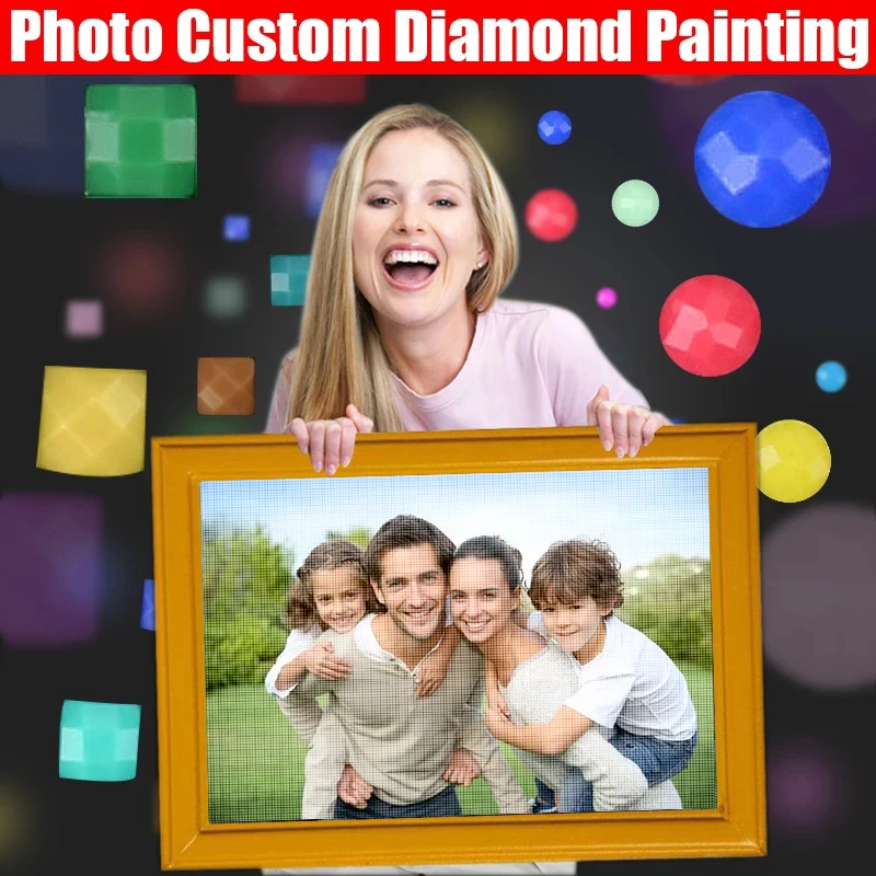 

Алмазная живопись 5D «сделай сам», фото на заказ, вышивка крестиком, круглая и квадратная мозаика для творчества, ручная настенная вышивка