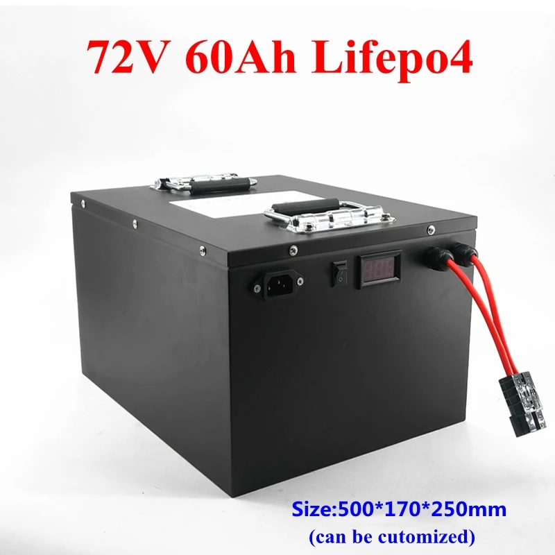 GTK глубокий цикл 72 в 15ah 20ah 30ah 35ah 40ah 50ah 60ah Lifepo4 батарея bms 24S для мотоцикла ebike скутер+ 5A зарядное устройство