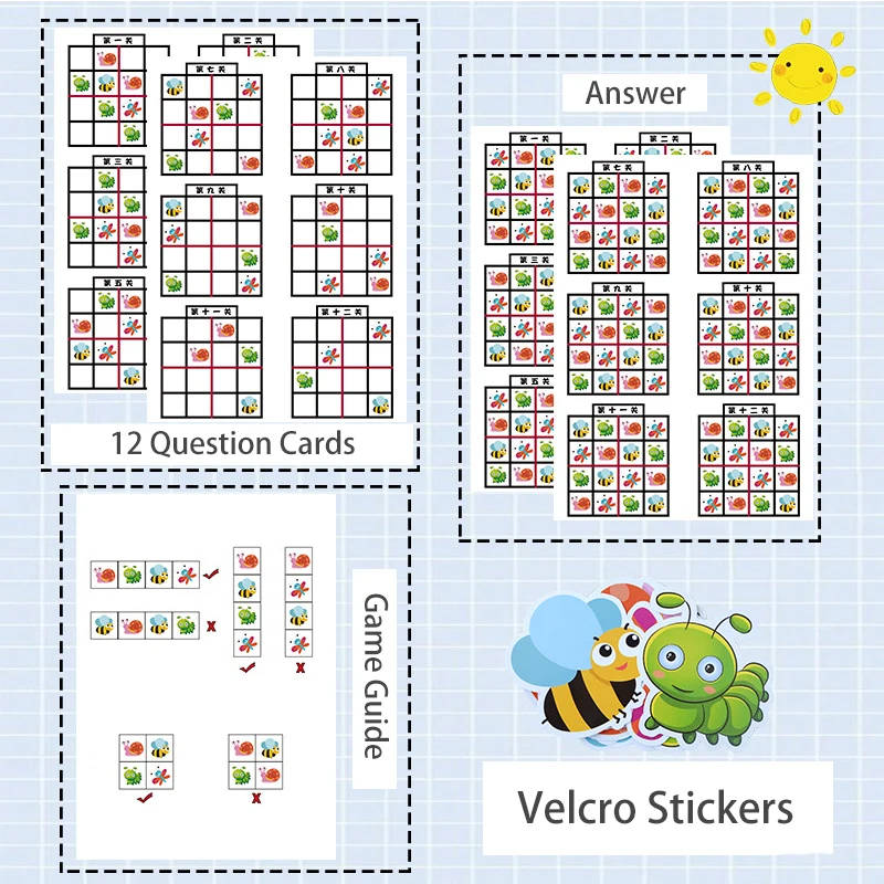 Детский Развивающий пазл-головоломка из материала Монтессори | Игрушки и хобби