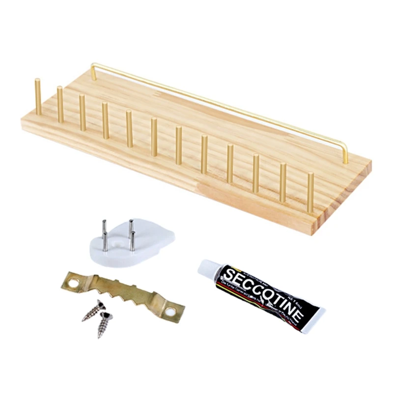 

Витрина для сережек и ожерелья-подвесная настенная Витрина-деревянная подставка подходит для ожерелий и многих других аксессуаров