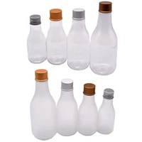 24 x 100ml 150ml 200ml 300ml empty gourd plastic bottles skin care toner cosmetics packaging containers more screw caps