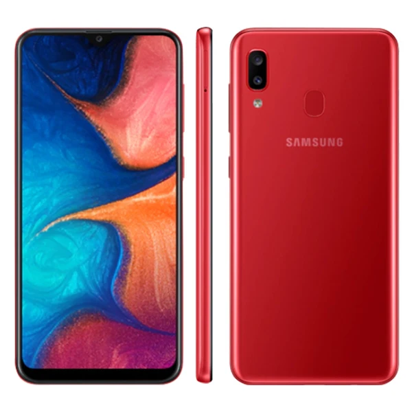 3GB 32GB Red Мобильный телефон samsung Galaxy A20 A205F-DS, 6,4 дюймов, 3 Гб ОЗУ, 32 Гб ПЗУ, Восьмиядерный процессор Exynos 7884, 13 МП, две sim-карты, 4000 мАч, Android - Цвет: 3GB 32GB Red