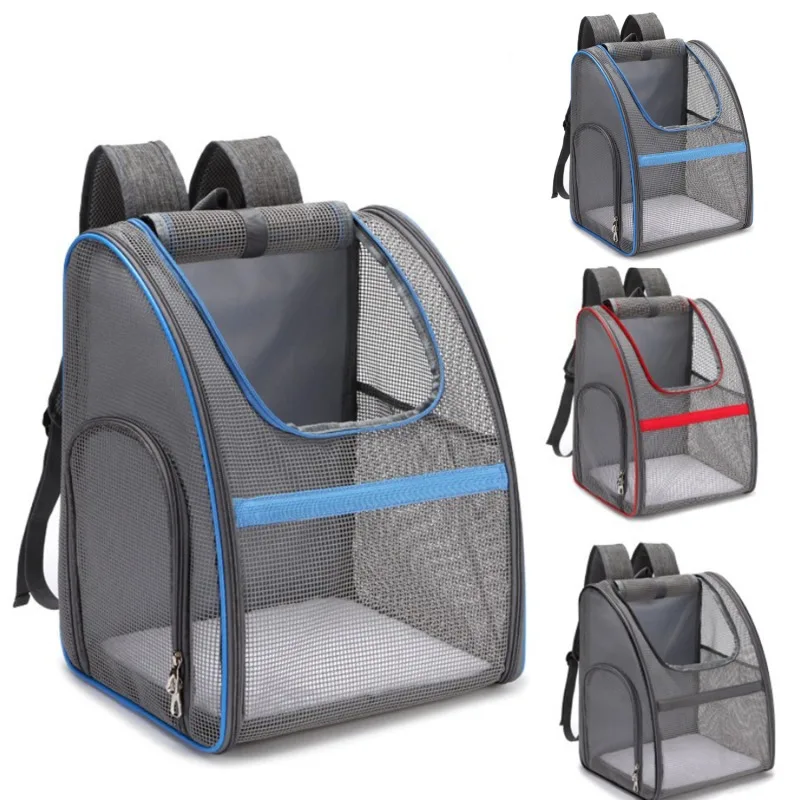 

Breathable Pet Cat Carrier Backpack Large Capacity Cat Dogs Carrying Bag Folding Pet Chest Portable Outdoor Travel Pets Carrier