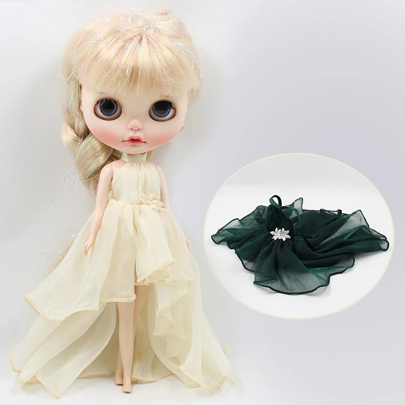 Наряды для куклы Blyth платье с цветами Элегантный костюм 1/6 bjd ледяной dbs кукла DBS |