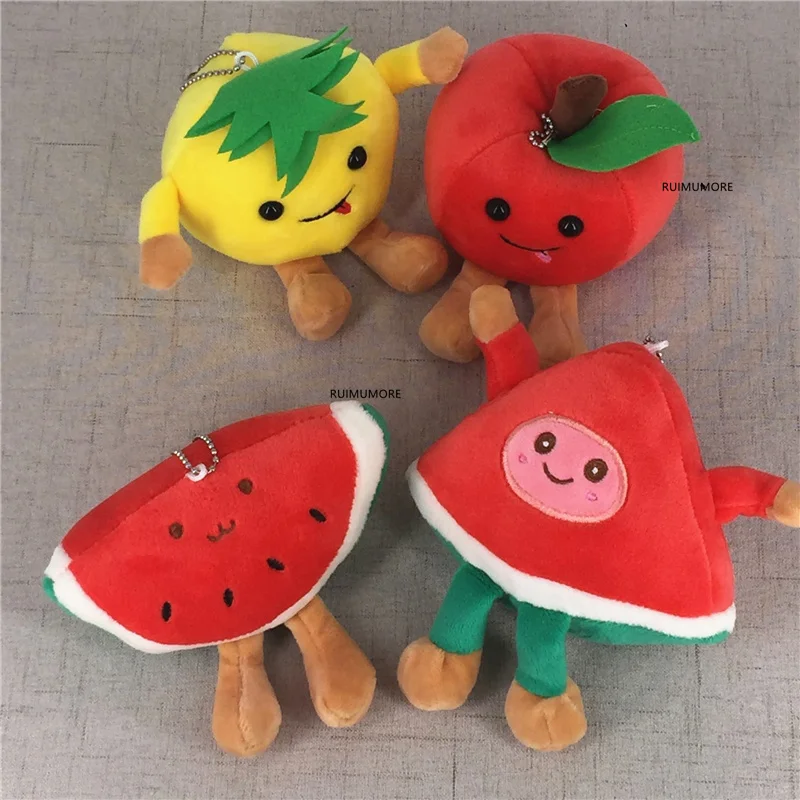 Little 4-13cm Approx. Plush fruit Toy Kid's stuffed Vegetable plush doll with key chain | Игрушки и хобби