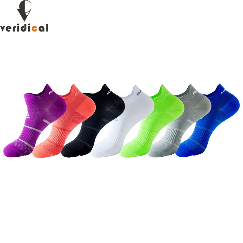 Sport Ankle Socks Women Men Nylon Outdoor Basketball Bike Running Football Breathable Non Slip Colorful No Show Travel Socks