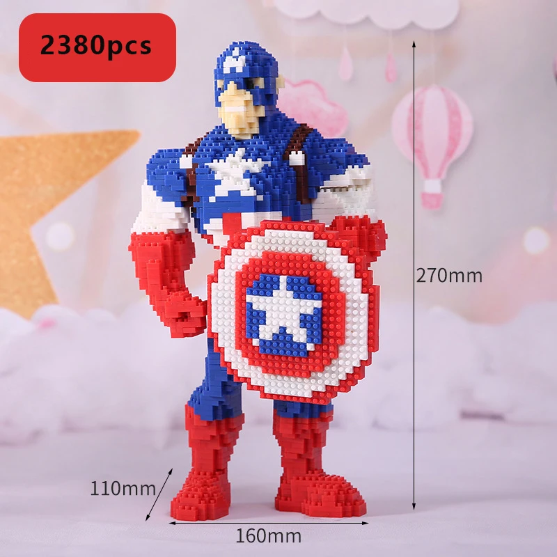 

Disney Kawaii Stitch Winnie Bear The Avengers Model Blocks Brainlink Toys Cartoon Anime Little Bear Blocks Anime Auction Toys